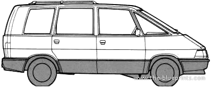 Renault Espace SII - Renault - drawings, dimensions, pictures of the car