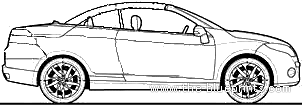Renault Megane CC 1.4 TCe (2010) - Renault - drawings, dimensions, pictures of the car