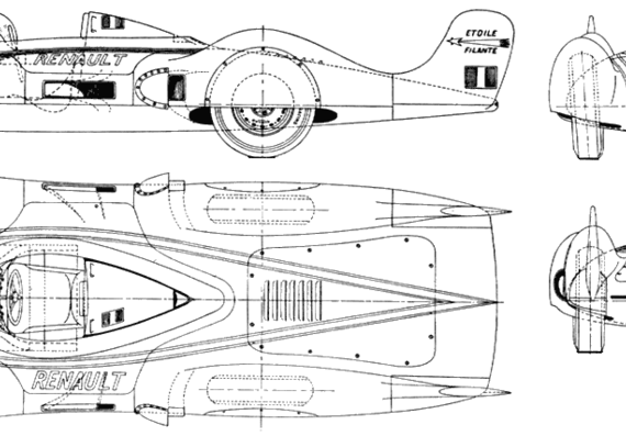 Renault Shooting Star - Renault - drawings, dimensions, pictures of the car