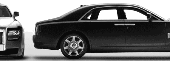 Rolls-Royce Ghost (2010) - Rolls Royce - drawings, dimensions, pictures of the car