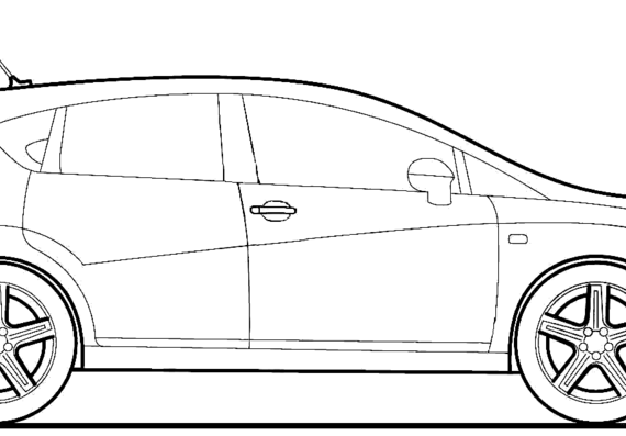 Seat Leon (2011) - Seat - drawings, dimensions, pictures of the car