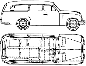 Skoda 1200 Station Wagon - Skoda - drawings, dimensions, pictures of the car