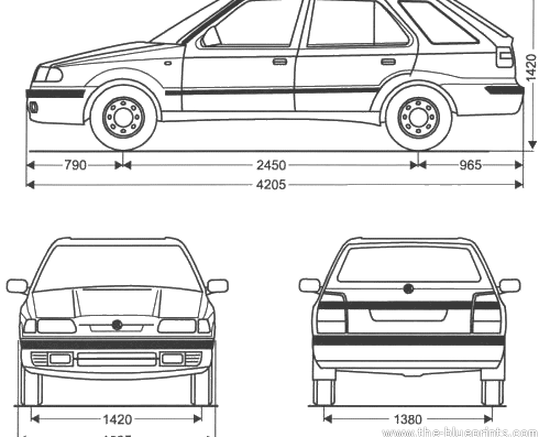 Skoda Fabia Wagon - Skoda - drawings, dimensions, pictures of the car