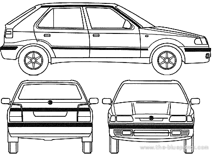 Skoda Felicia - Skoda - drawings, dimensions, pictures of the car
