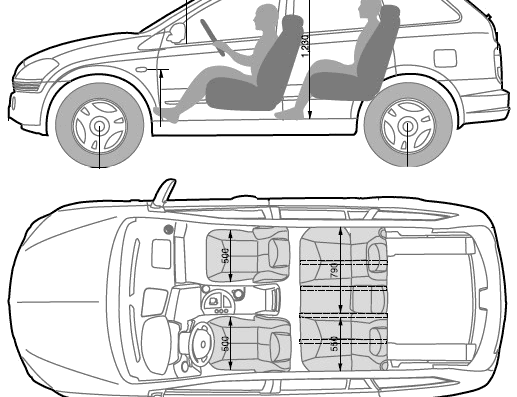 Ssangyong Kyron (2006) - SanJong - drawings, dimensions, pictures of the car