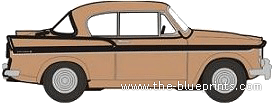 Sunbeam Rapier Mk.III - Sanbim - drawings, dimensions, pictures of the car