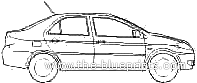 Toyota Vios (2007) - Toyota - drawings, dimensions, pictures of the car