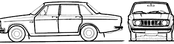 Volvo 144 (1968) - Volvo - drawings, dimensions, pictures of the car