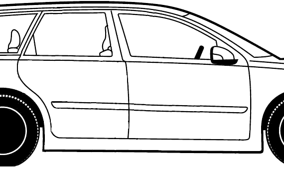 Volvo V50 (2007) - Volvo - drawings, dimensions, pictures of the car