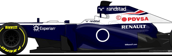 Williams Renault FW35 F1 GP (2013) - Different cars - drawings, dimensions, pictures of the car