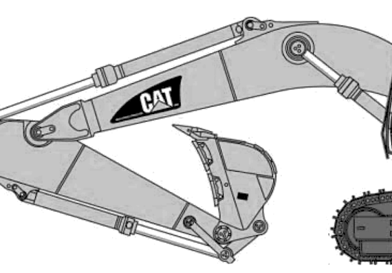 Caterpillar 365C L - drawings, dimensions, pictures of the car