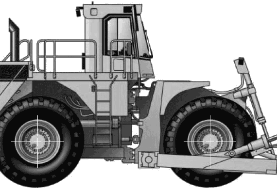 Caterpillar 844 Wheel Dozer - drawings, dimensions, pictures of the car