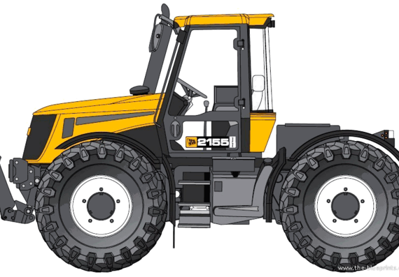 JCB 2155 - drawings, dimensions, figures of the car