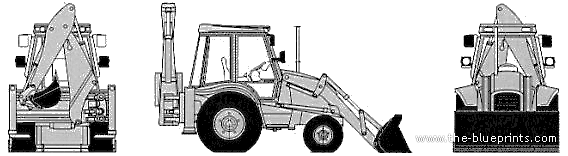 JCB 3CX Sitemaster - drawings, dimensions, pictures of the car