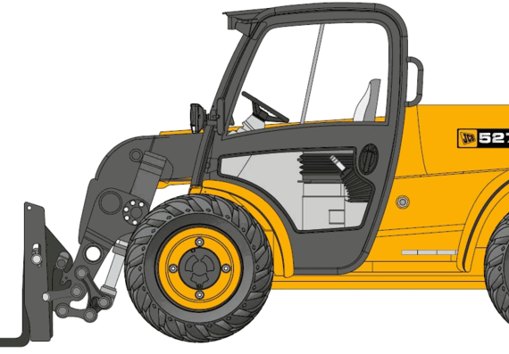 JCB 527-55 - drawings, dimensions, figures of the car