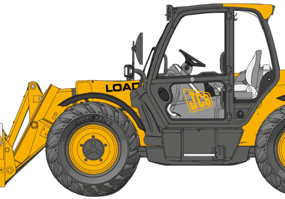JCB 531-70 - drawings, dimensions, figures of the car