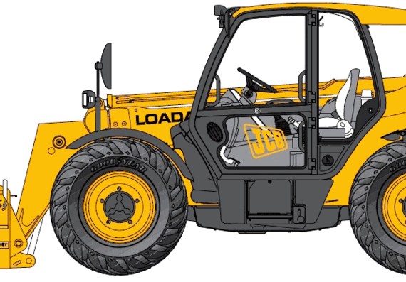 JCB 535-85 - drawings, dimensions, figures of the car