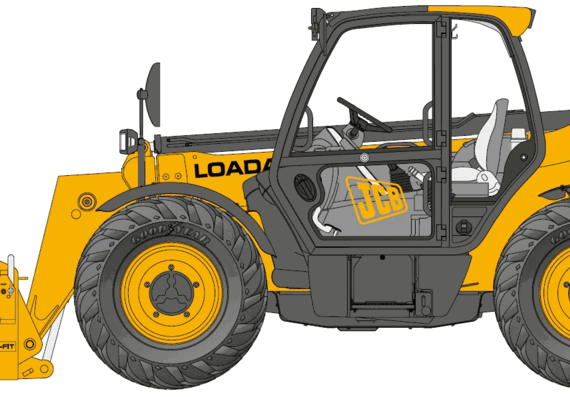 JCB 535-95 - drawings, dimensions, figures of the car