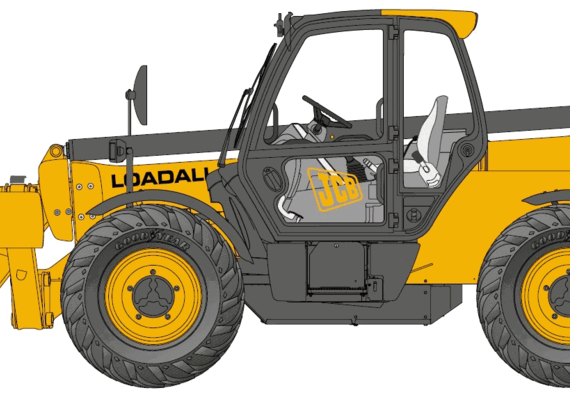 JCB 540-140 - drawings, dimensions, figures of the car