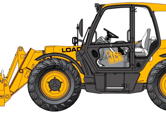 JCB 541-70 - drawings, dimensions, figures of the car