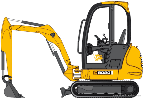 JCB 8020 - drawings, dimensions, figures of the car