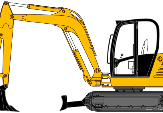 JCB 8065 - drawings, dimensions, figures of the car