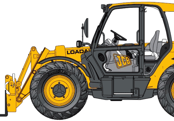 JCB 835-60 2 - drawings, dimensions, figures of the car