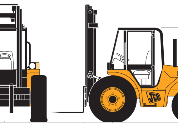 JCB 940 - drawings, dimensions, figures of the car