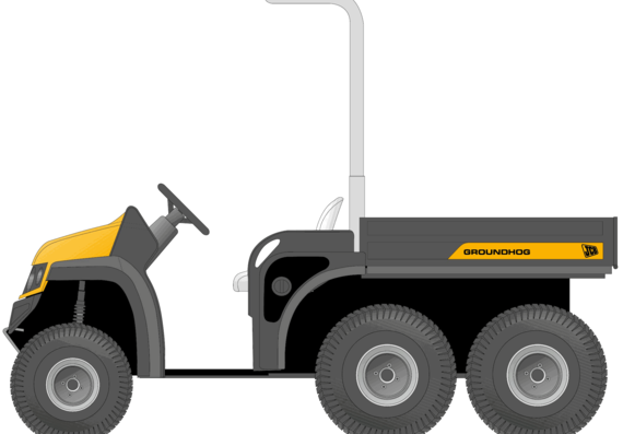JCB Groundhog - drawings, dimensions, figures of the car