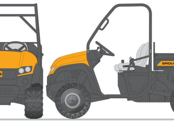 JCB Groundhog 4x4 - drawings, dimensions, figures of the car