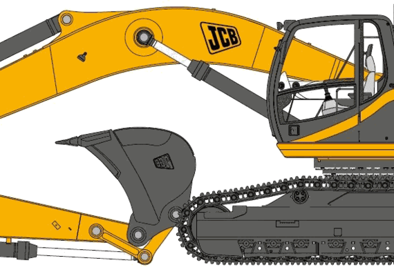 JCB JS460LC - drawings, dimensions, figures of the car