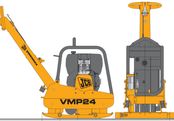 JCB VMP24 - drawings, dimensions, figures of the car