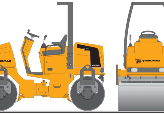 JCB VMT350 - drawings, dimensions, figures of the car