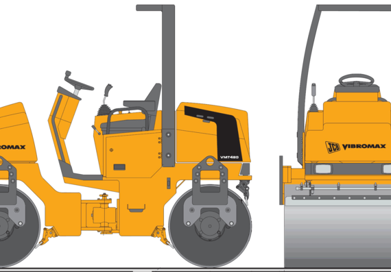 JCB VMT480 - drawings, dimensions, figures of the car