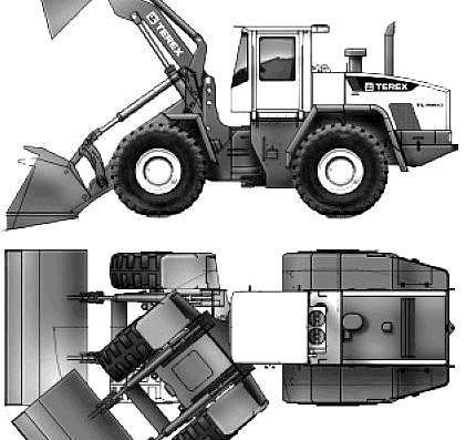 Kaelble-Terex TL360 (2006) - drawings, dimensions, pictures of the car