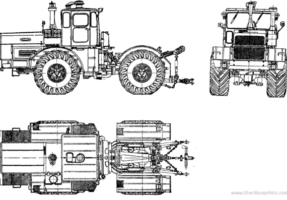 Kiruvec K-701 - чертежи, габариты, рисунки автомобиля