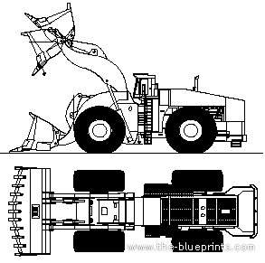 Le Tourneau L-2350 Wheel Loader - drawings, dimensions, pictures of the car