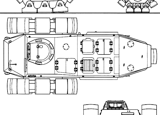 Schwerer Minenraumer Alkett - drawings, dimensions, pictures of the car
