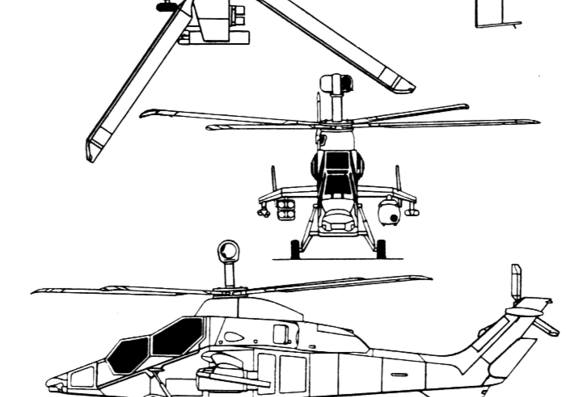 Eurocopter Tiger helicopter - drawings, dimensions, figures