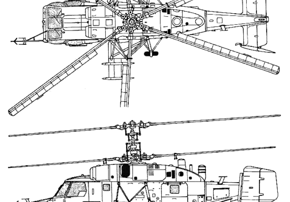 Kamov Ka-29TB Helix-B helicopter - drawings, dimensions, figures