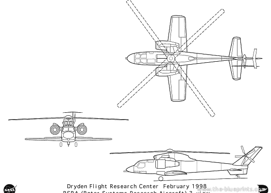Вертолет RSRA - чертежи, габариты, рисунки