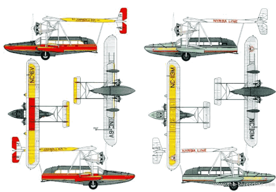 Sikorsky S-38 helicopter - drawings, dimensions, figures