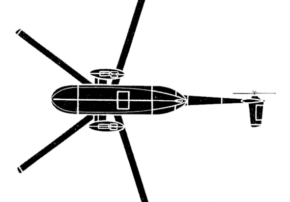 Вертолет Sikorsky SH-3 SeaKing - чертежи, габариты, рисунки