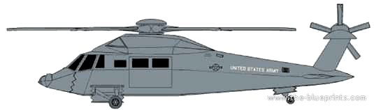 Вертолет Stealth Helicopter Operation Geronimo - чертежи, габариты, рисунки