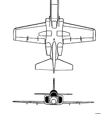 Самолет AIDC AT-3 - чертежи, габариты, рисунки
