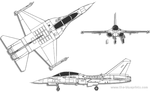 Самолет AIDC Ching-Kuo - чертежи, габариты, рисунки