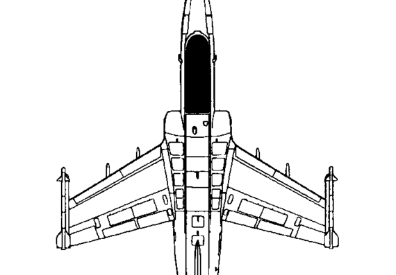 Самолет Aeritalia/Aermacchi/EMBRAER AMX (1988) - чертежи, габариты, рисунки