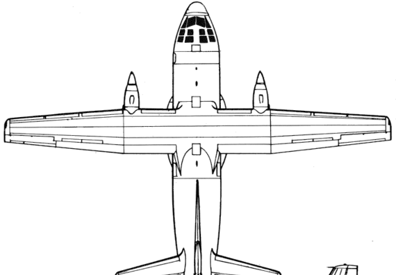 Самолет Aeritalia G-222 - чертежи, габариты, рисунки
