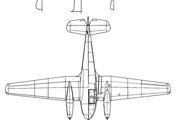 Самолет Aero Ae-45 - чертежи, габариты, рисунки