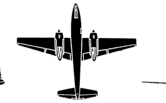 Самолет Aero L 26 Commander - чертежи, габариты, рисунки